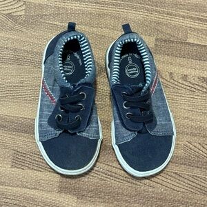 Wonder Nation Kids Denim and Red Accent Sneakers baby size 6